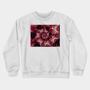 Pink Lace Spiral Crewneck Sweatshirt